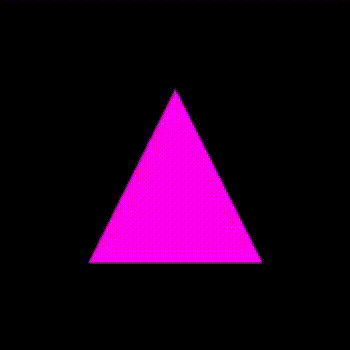 This is a demonstration of the colour to the beat of the music test. It works well. The triangle changes colour to the amp of the music. This is something that could help with my project if I want to make a colour changing button or icon. This can put emphasis on the button itself.